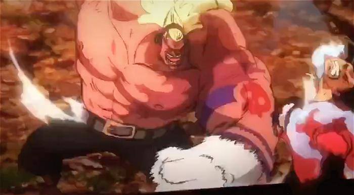 海贼王剧场版：路飞变身四档蛇人,单挑巴雷特，结果差点被他杀死