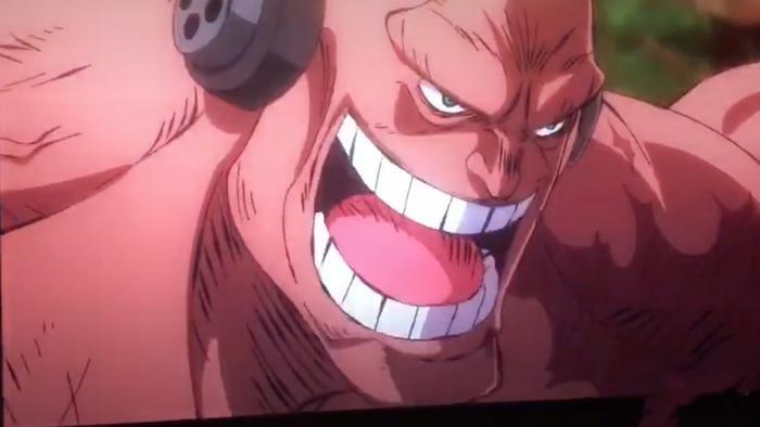 海贼王剧场版：路飞变身四档蛇人,单挑巴雷特，结果差点被他杀死